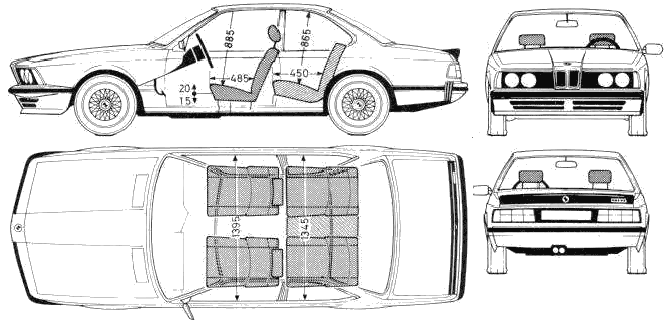 Automobilis BMW 6-Series (E24) 