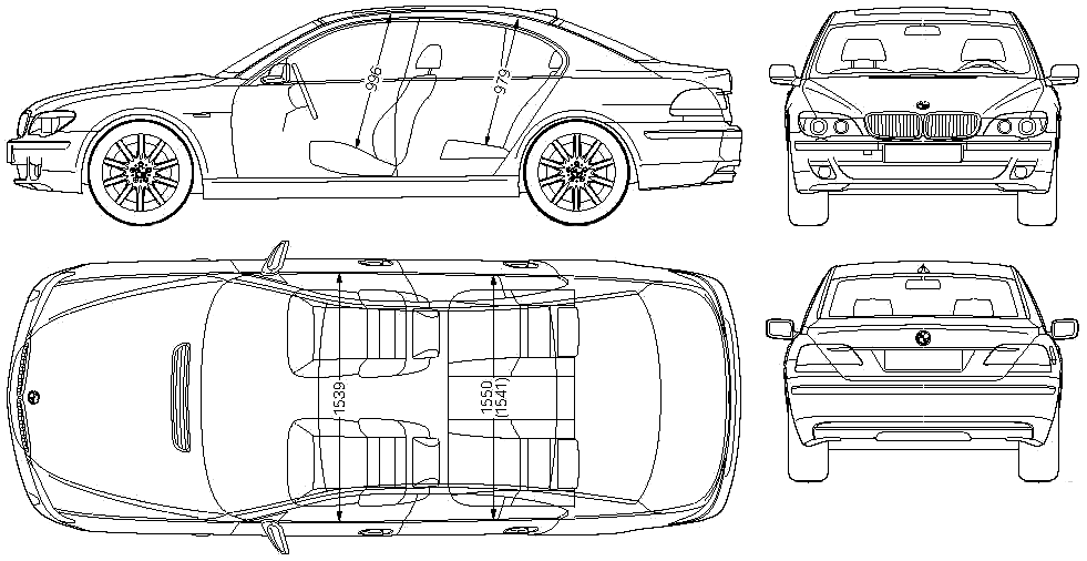 小汽车 BMW 7-Series 2003 (E65) 