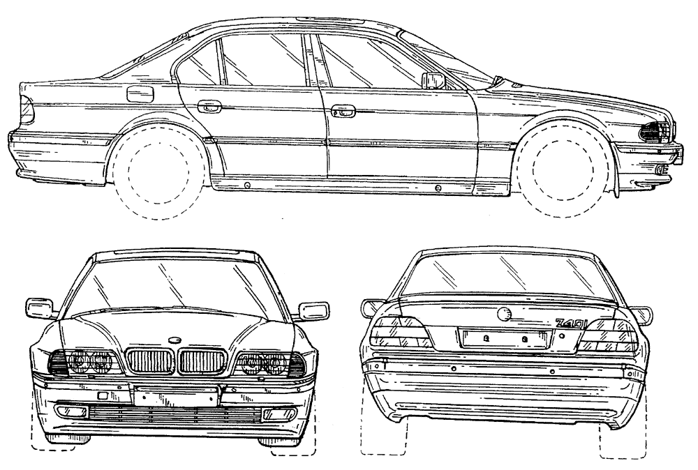 Automobilis BMW 7 Series (E65) 