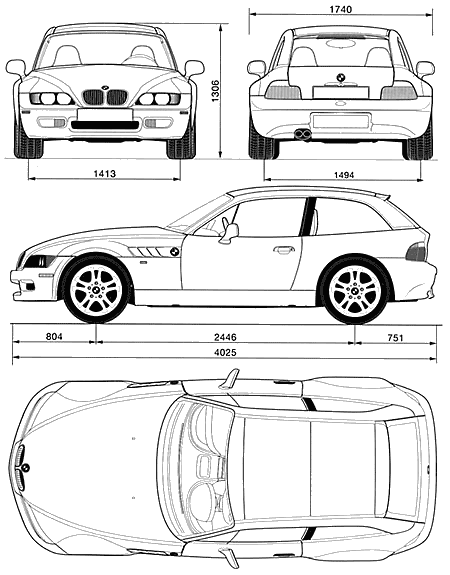 小汽车 BMW M Coupe (E36) 