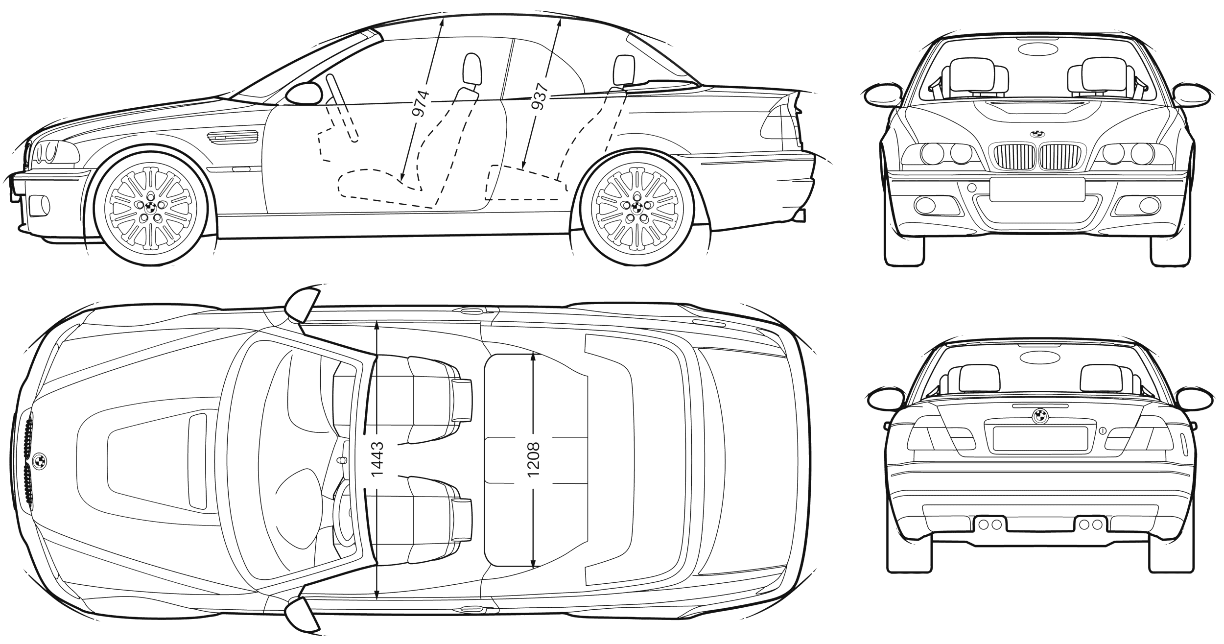 Cotxe BMW M3 Cabrio (E46) 
