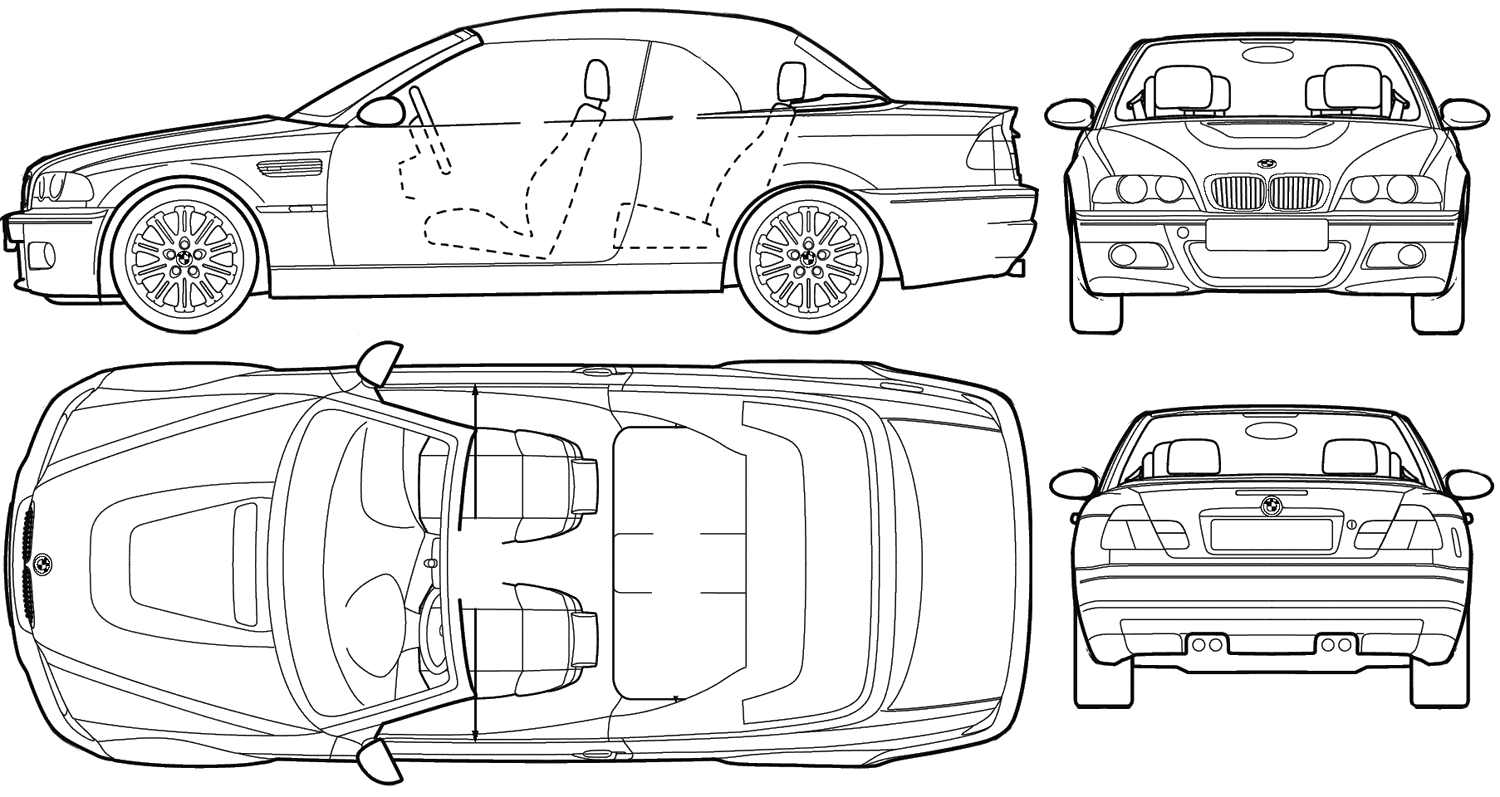 小汽车 BMW M3 Convertible (E46) 