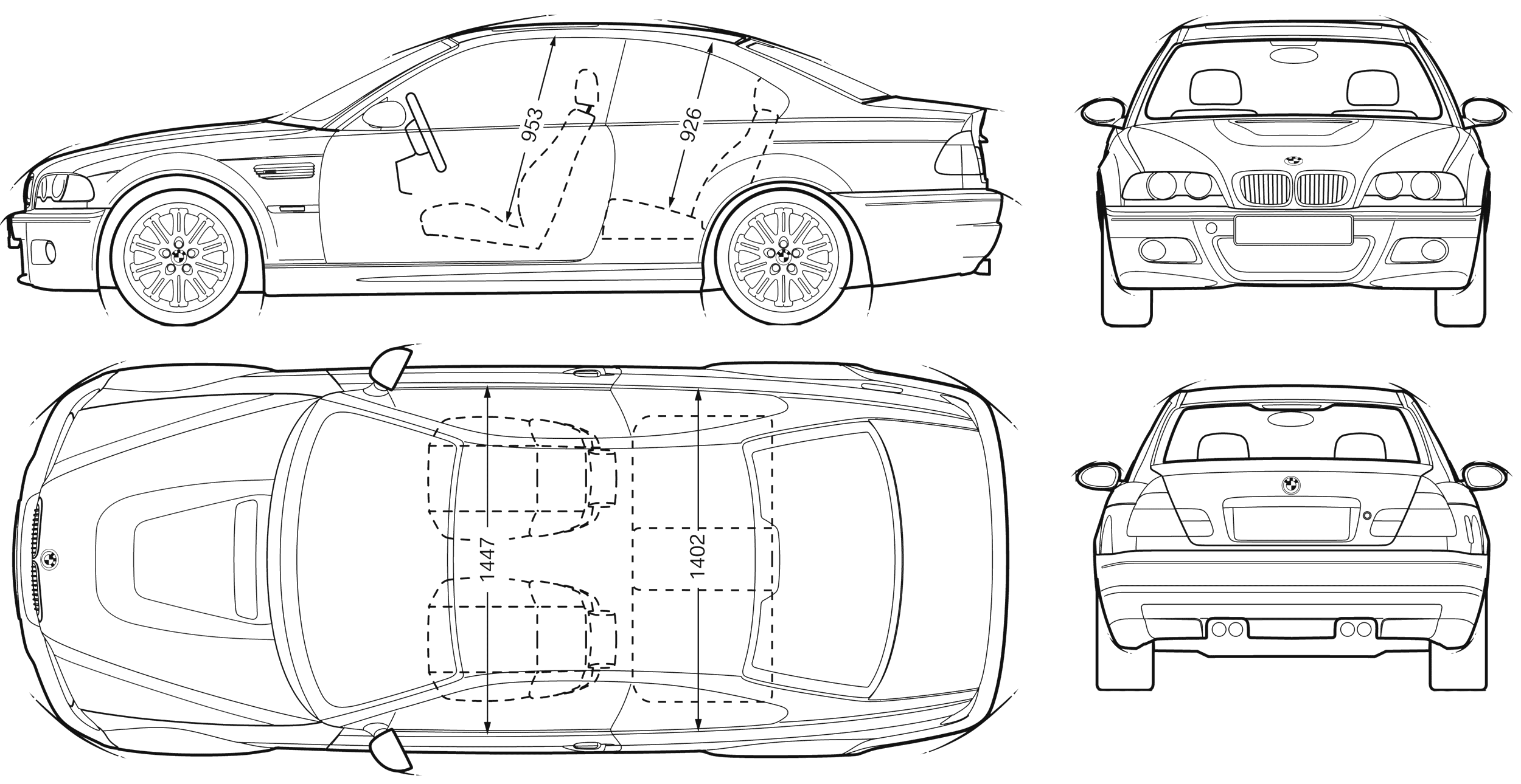 Cotxe BMW M3 (E46) 