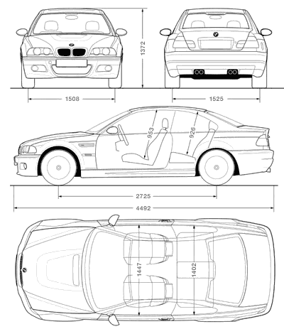 小汽车 BMW M3 (E46) 