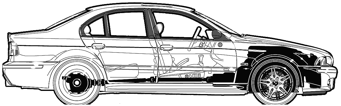 Cotxe BMW M5 2002 (E39) 