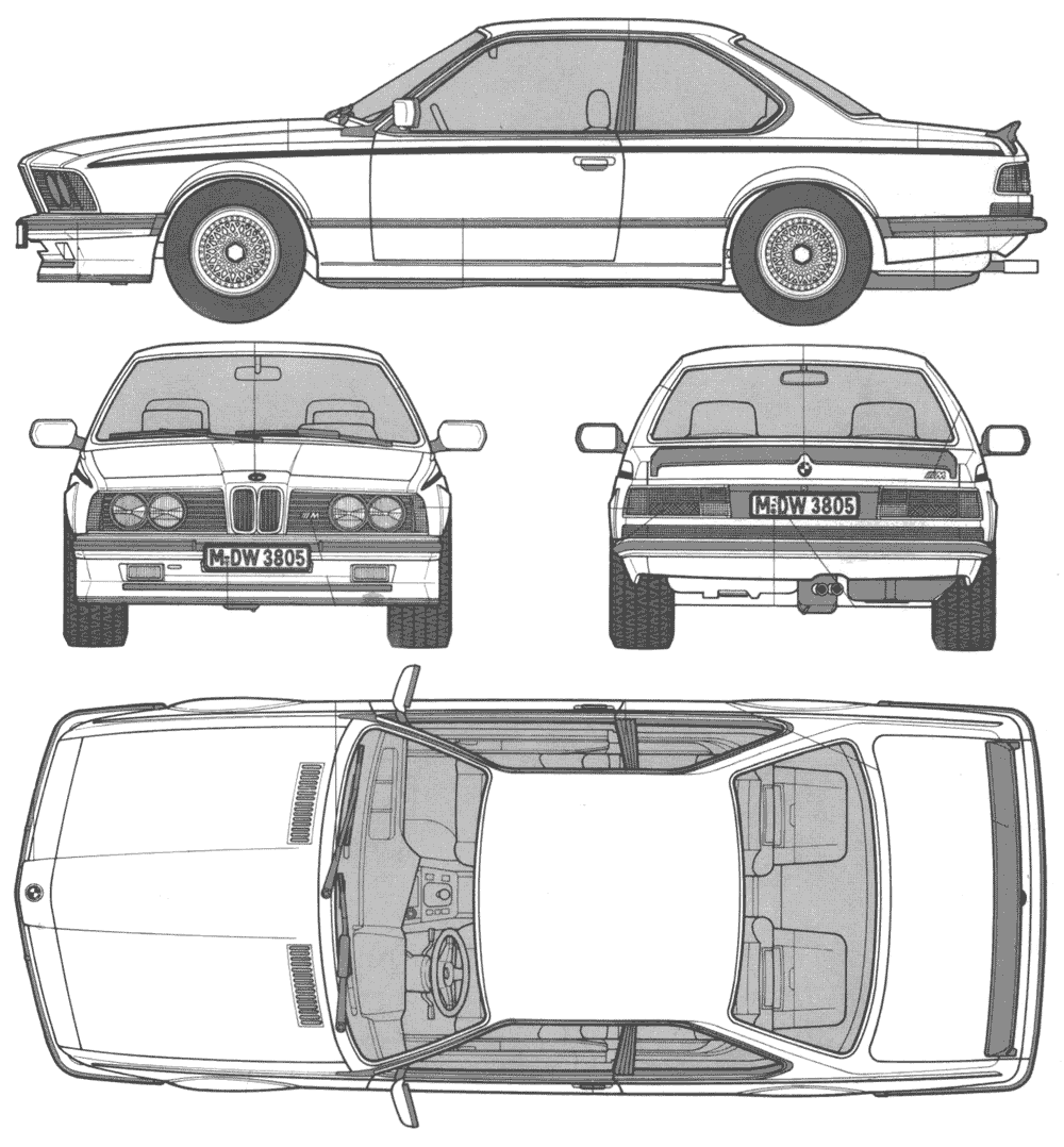 Karozza BMW M6 (E63) 