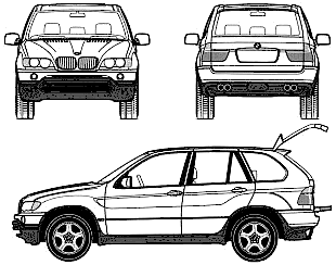 Automobilis BMW X5 3.0i 2003 (E53) 