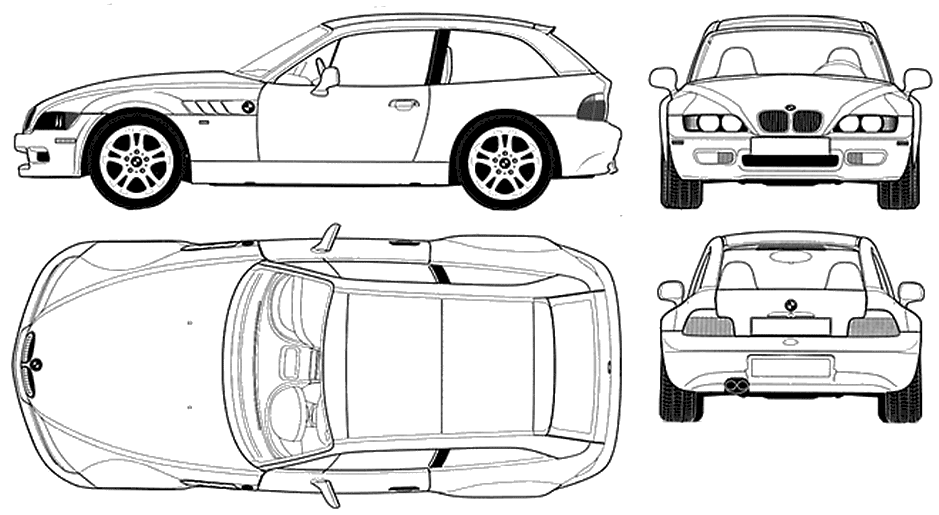 小汽车 BMW Z3 M Coupe-2 