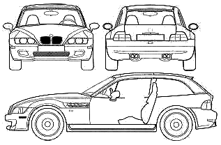 Mašīna BMW Z3 M Coupe 