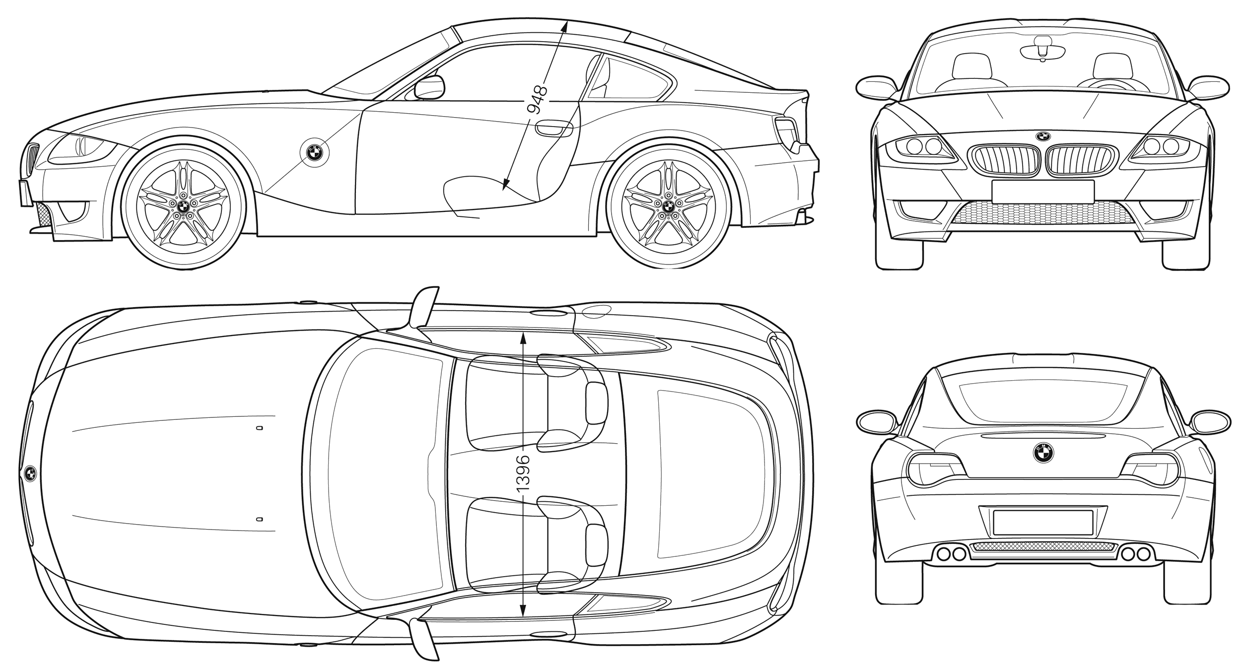 小汽车 BMW Z4 M (E85) 