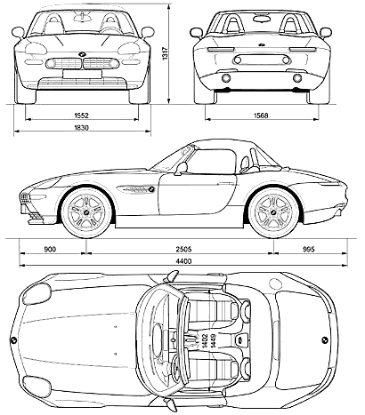 Karozza BMW Z8 (E52) 