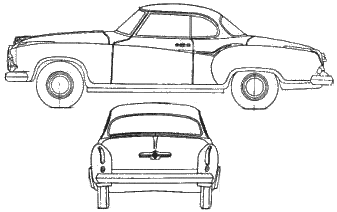 Mašīna Borgward Isabella Coupe 1959