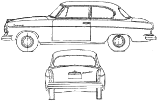 Mašīna Borgward Isabella Sedan 1959