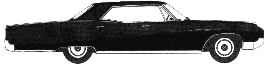Cotxe Buick Electra 225 4-Door Hardtop 1967