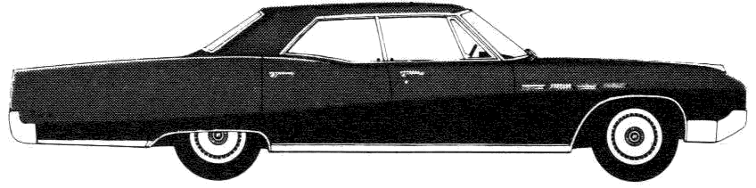 Cotxe Buick Electra 225 4-Door Sedan 1967 