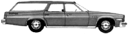 Car Buick Estate Wagon 1975
