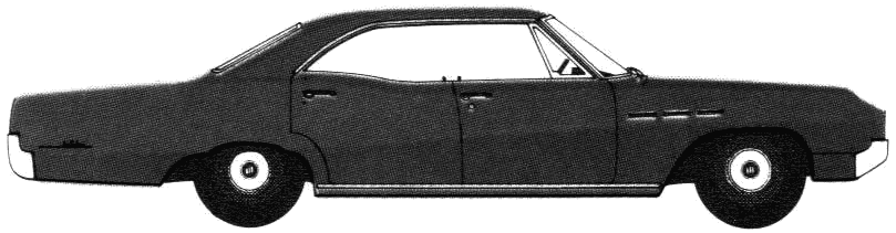 Cotxe Buick LeSabre 4-Door Hardtop 1967 