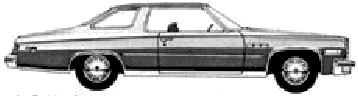 Auto Buick LeSabre Custom Hardtop Coupe 1975