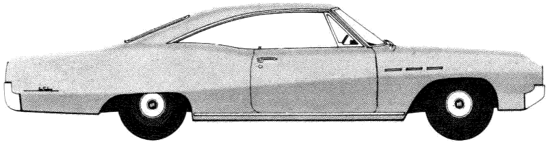 Car Buick LeSabre Sport Coupe 1967 