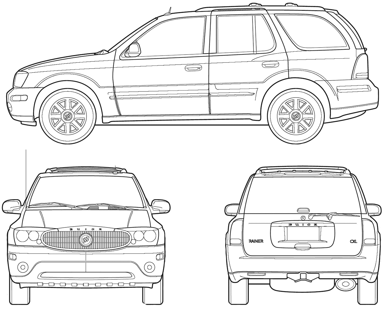자동차 Buick Rainier 2005