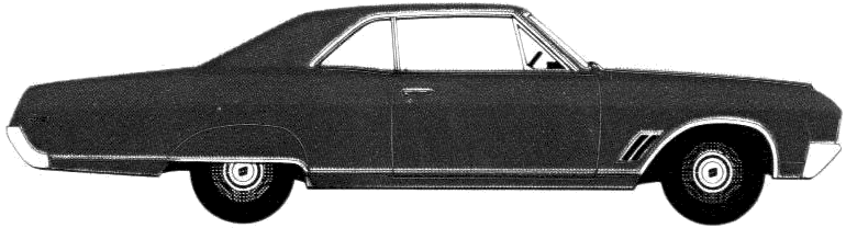 Cotxe Buick Skylark Coupe 1967 