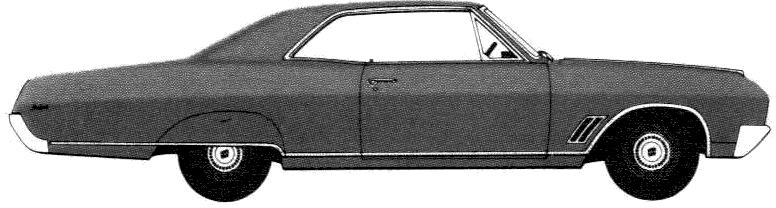 Automobilis Buick Skylark Sport Coupe 1967