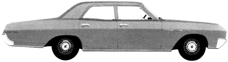 Karozza Buick Special 4-Door Sedan 1967 