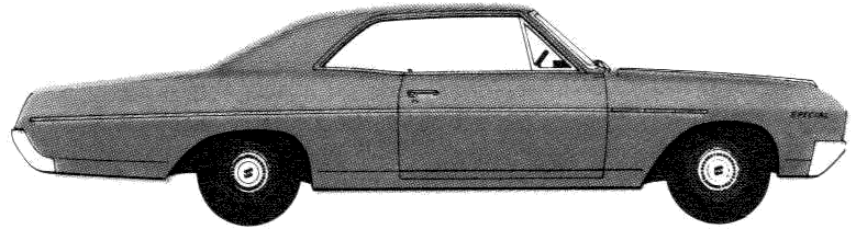 자동차 Buick Special Deluxe Sport Coupe 1967