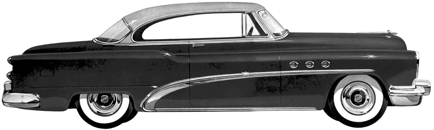Cotxe Buick Special Riviera Hardtop 1953