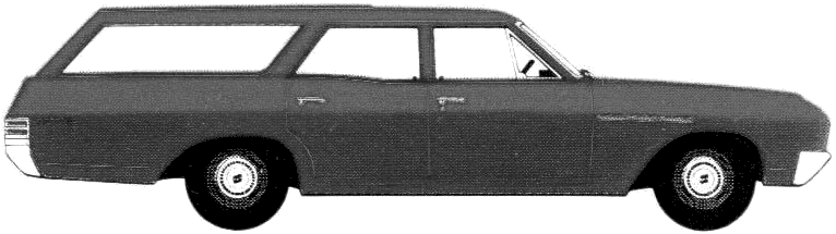 Cotxe Buick Special Wagon 1967 