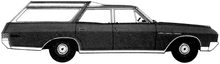 Karozza Buick Sportwagon 1967 