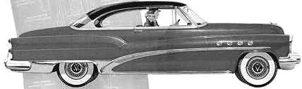 Karozza Buick Super Riviera 2-Door Hardtop 1953
