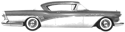 Karozza Buick Super Riviera 2-Door Hardtop 1957