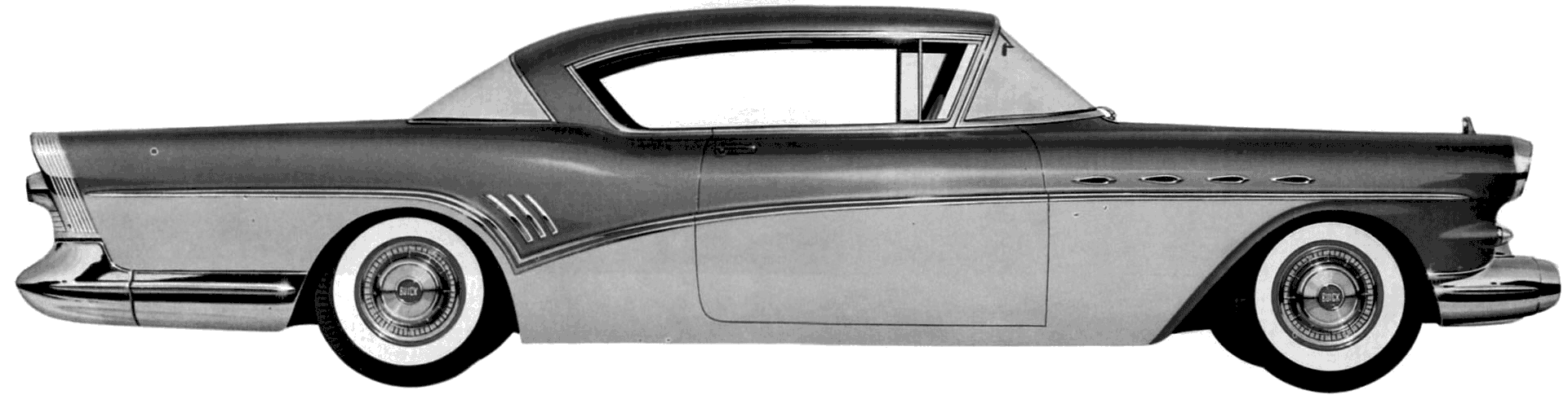 자동차 Buick Super Riviera Hardtop 1957 