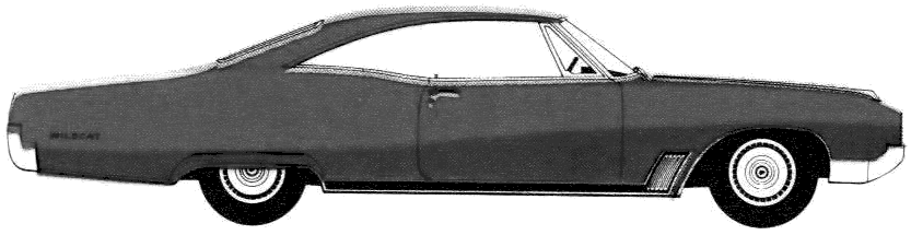 Car Buick Wildcat 225 Sport Coupe 1967