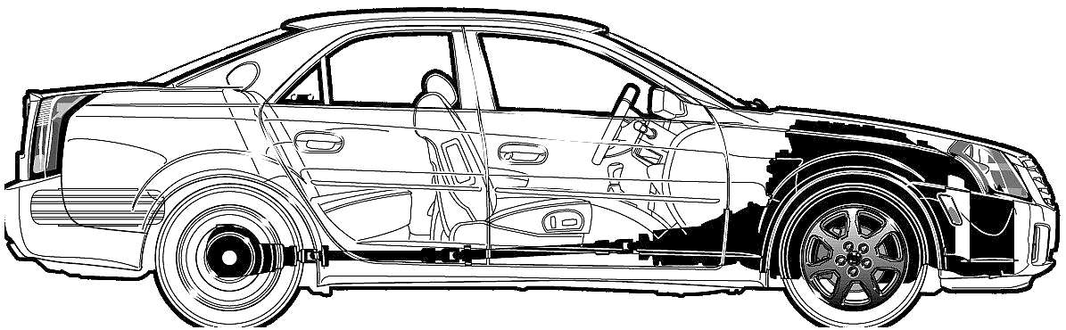 Car Cadillac CTS 2003
