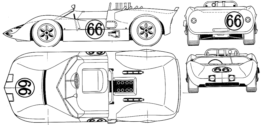 Cotxe Chapparal 1965