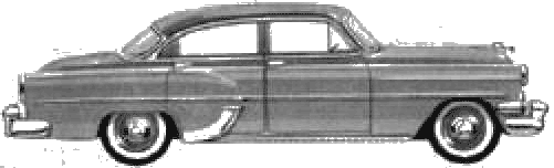 Karozza Chevrolet 210 4dr Sedan 1954