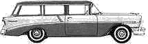 Automobilis Chevrolet 210 Handyman Station Wagon 1956