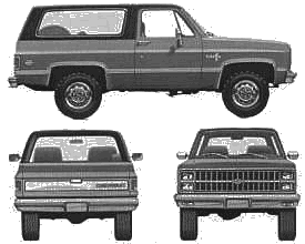Automobilis Chevrolet Blazer 1981 