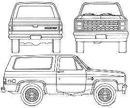Car Chevrolet Blazer 1990 