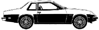 小汽车 Chevrolet Monza Sport Coupe 1976 
