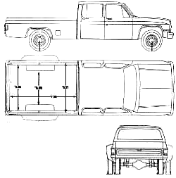 小汽车 Chevrolet R3500 Pick-up Crew-Cab 1990