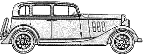 Mašīna Chevrolet Sedan 1933