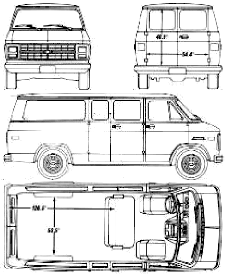 小汽车 Chevrolet Sportvan 118 1990 