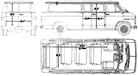 자동차 Chevrolet Sportvan LWB 1990 