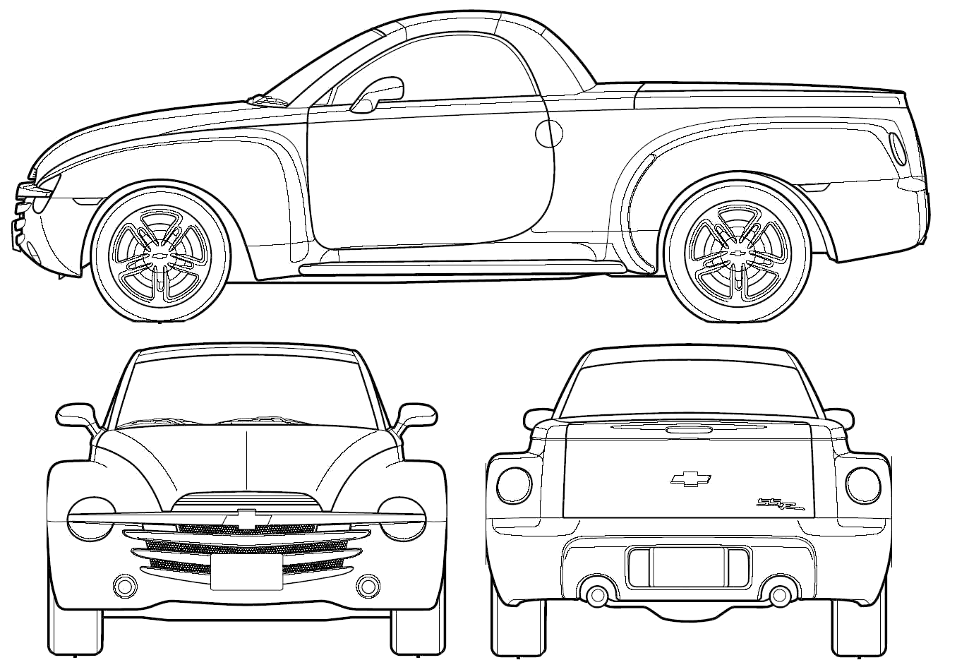 Karozza Chevrolet SSR 2006