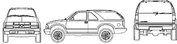 Karozza Chevrolet TrailBlazer 1999