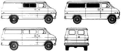 小汽车 Chevrolet Van 1986 