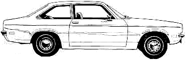 Cotxe Chevrolet Vega 2-Door Sedan 1971
